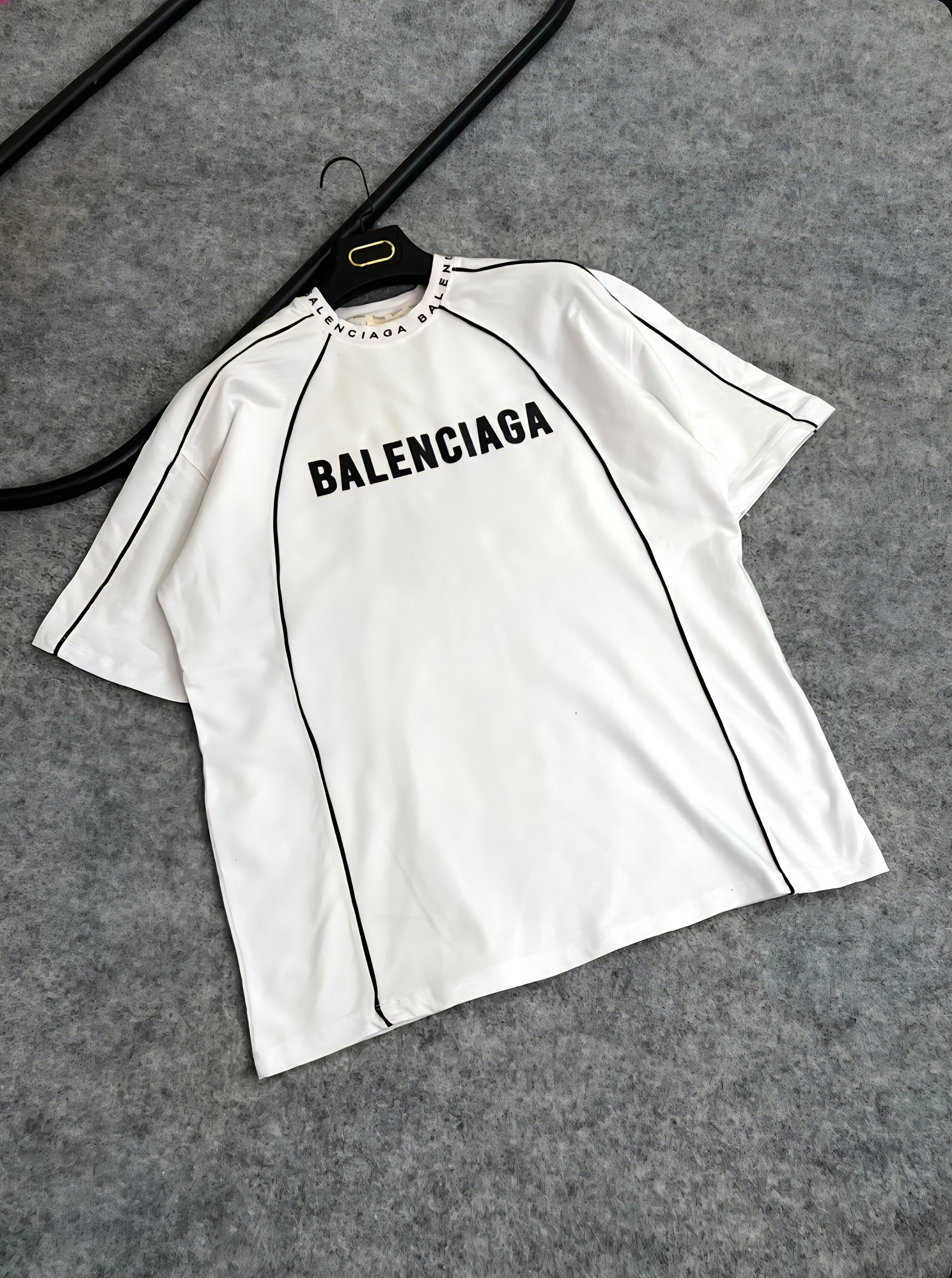 تیشرت بالانسیگا مغزی خور سفید