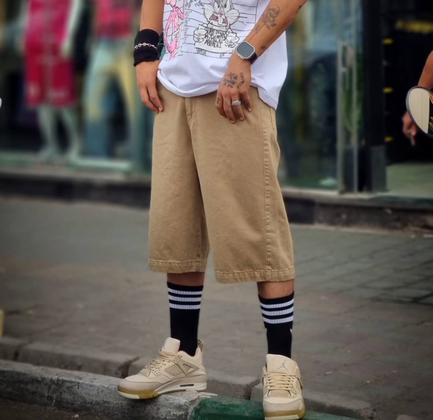 شلوارک کتان111