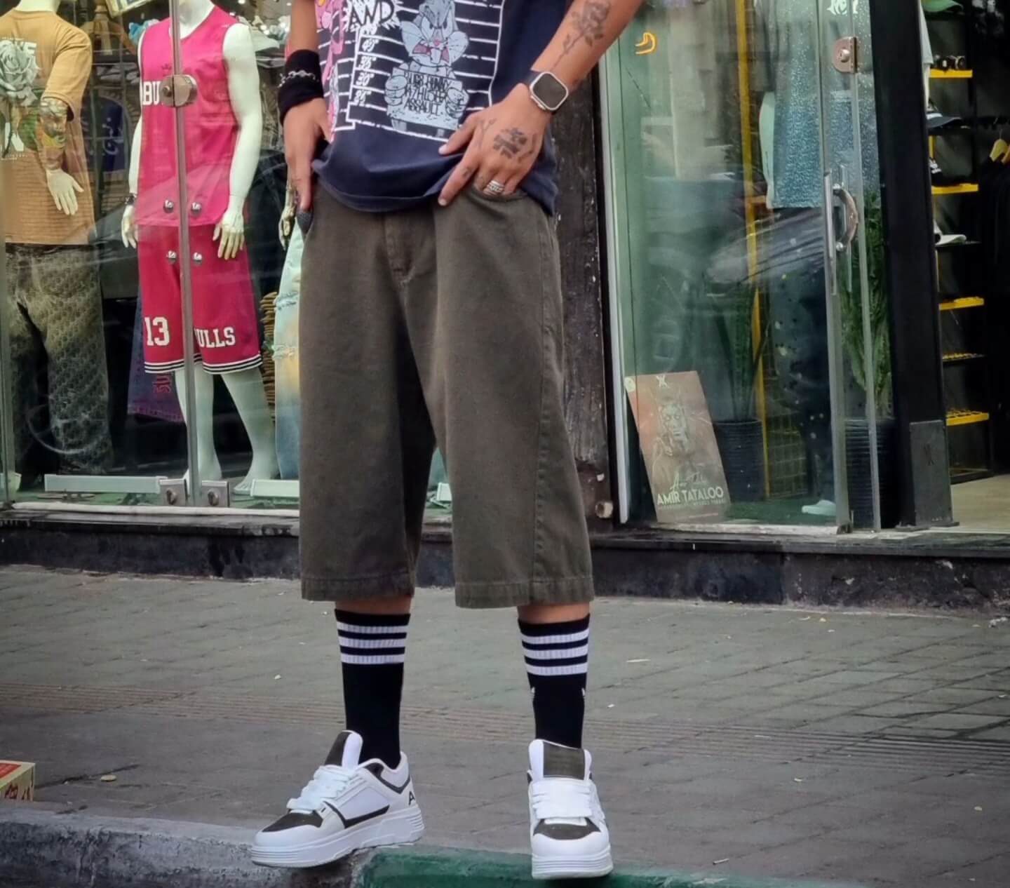 شلوارک کتان112